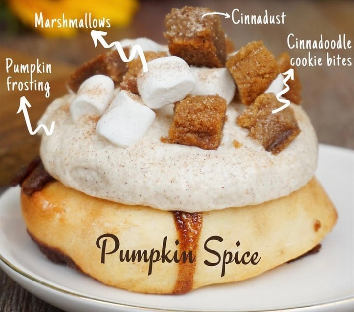 what's in your cinnamon bun from cinnaholic