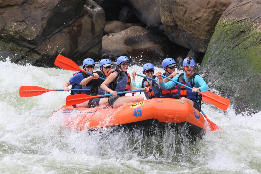 Experiencing an amazing activity of whitewater rafting on the New River Gorge